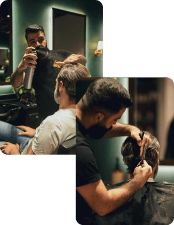 Luxury barber shop in Emirates Hills
